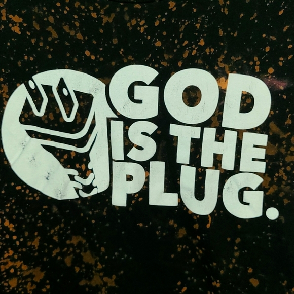 God Is The Plug T-shirt - Picture 3 of 3